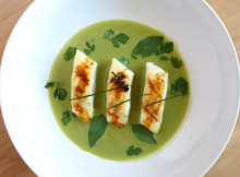 Tilapia with a Coconut Cilantro Gazpacho