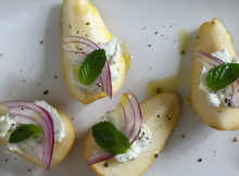 Pears with Goat Cheese