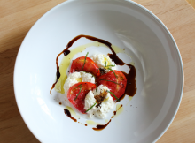 Caprese Salad with a Balsamic Reduction
