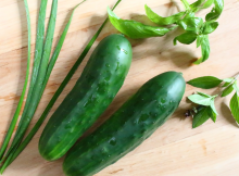 Cucumbers Chives Basil