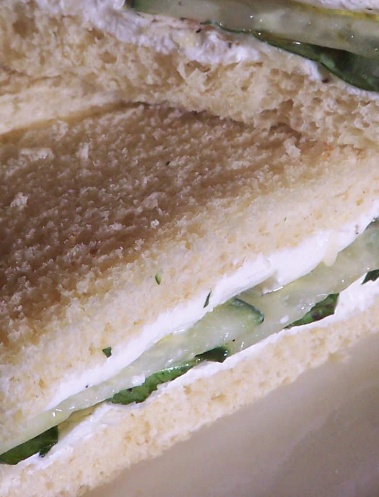 cucumber and goat cheese sandwich