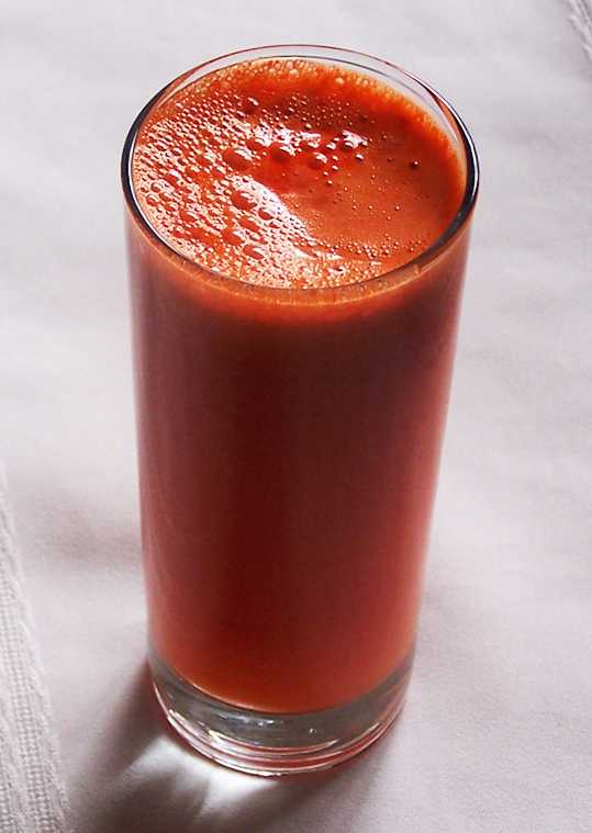 carrot orange and ginger juice