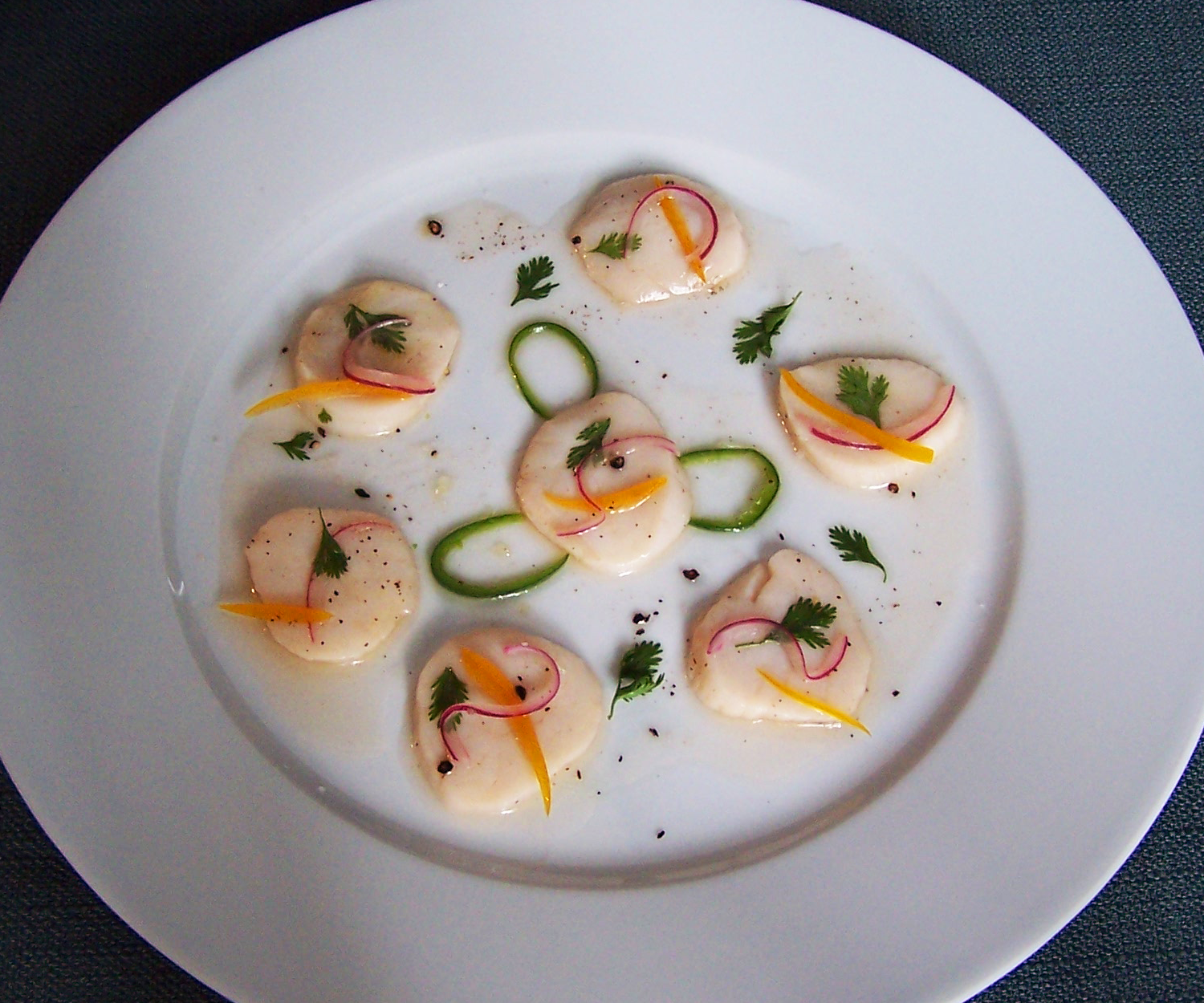 Scallop Ceviche Epicure's Table