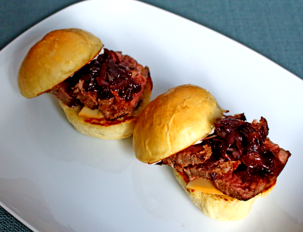 Steak Sliders with Onion Jam and Gruyere Epicure's Table