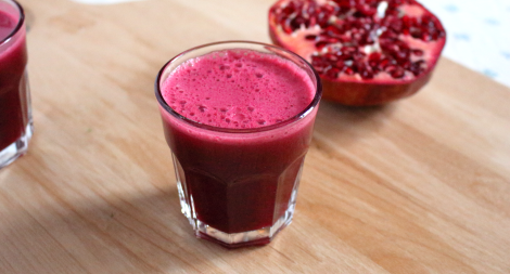 Cranberry Pomegranate and Ginger Juice