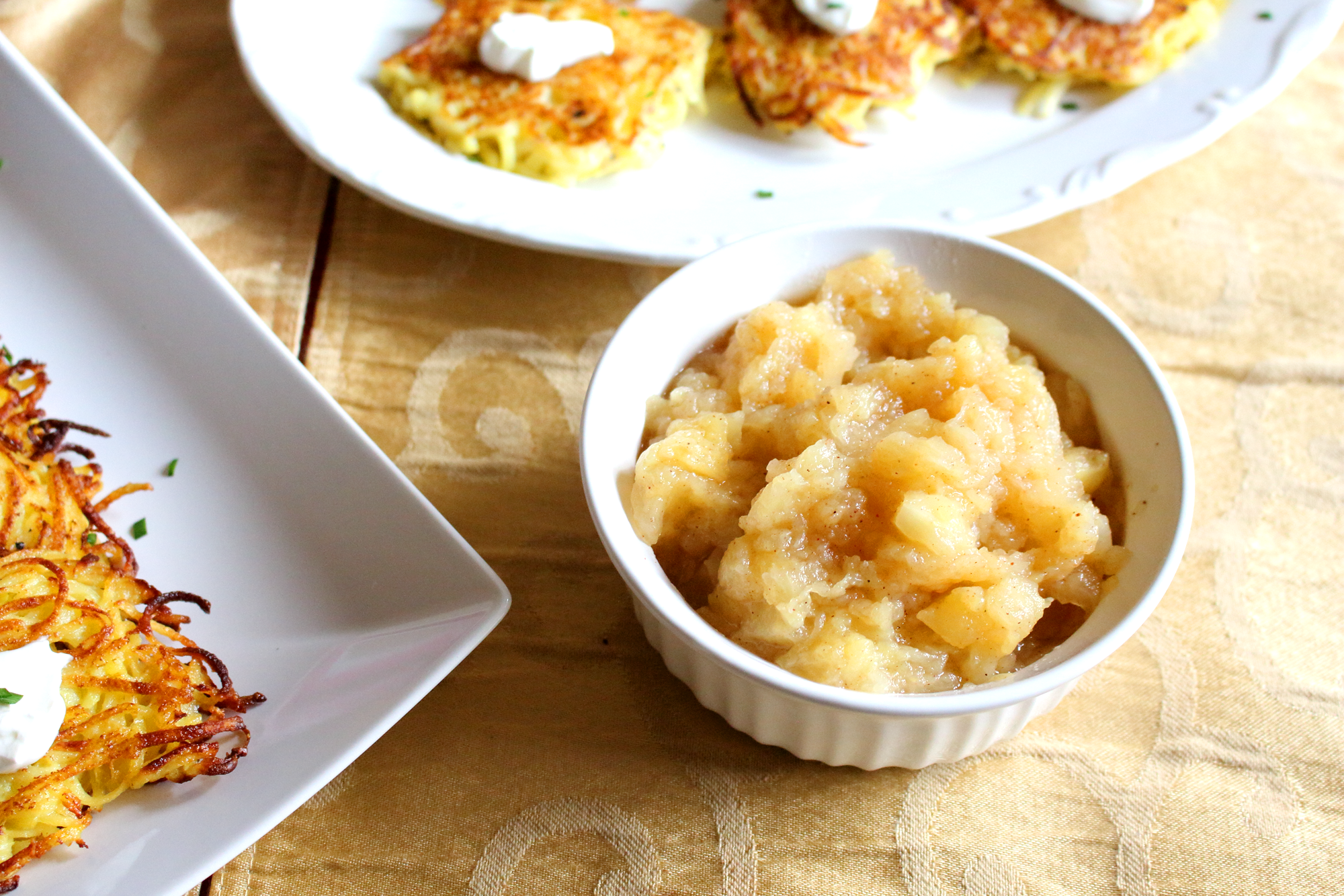 applesauce with bourbon nutmeg and cinnamon