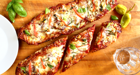 Three Cheese French Bread Pizza