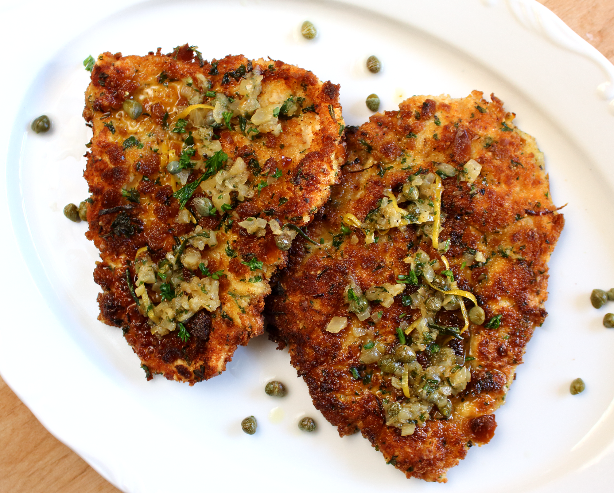 breaded chicken scaloppini