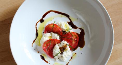 Caprese Salad with a Balsamic Reduction